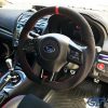Alcantara Steering Wheel (Red Line / Red Stitching) for MY15-MY20 Subaru WRX/STI LEVORG for DANIEL -13948