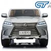 Official Licensed Lexus LX570 Ride On Car for Kids 2 Seats Black 4x4 Painted Silver -14283