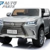 Official Licensed Lexus LX570 Ride On Car for Kids 2 Seats Black 4x4 Painted Silver -0