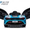 Licensed Mclaren 720S 12 Volt Painted Belize Blue Parent Remote Ride On CAR-14240