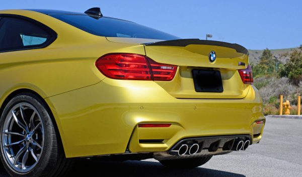 M Performance Style Glossy Black Trunk Spoiler for 14-19 BMW M4 F82 LCI Competition