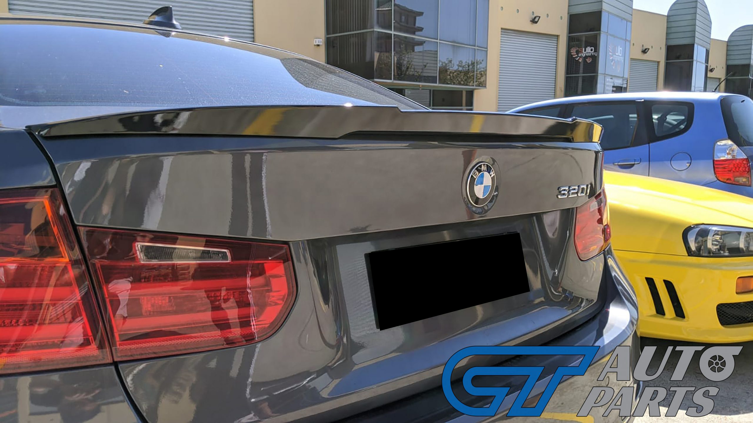 M Performance Style Glossy Black Trunk Spoiler for 14-19 BMW 3