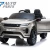 Official Licensed Land Rover Range Rover Evoque Ride On Car for Kids 2 Seats Silver Grey Painted -14417