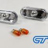 Crystal Clear Side Indicators Repeaters Pair Set With Bulbs for 04-08 Ford Focus XR5 ZETEC-14138