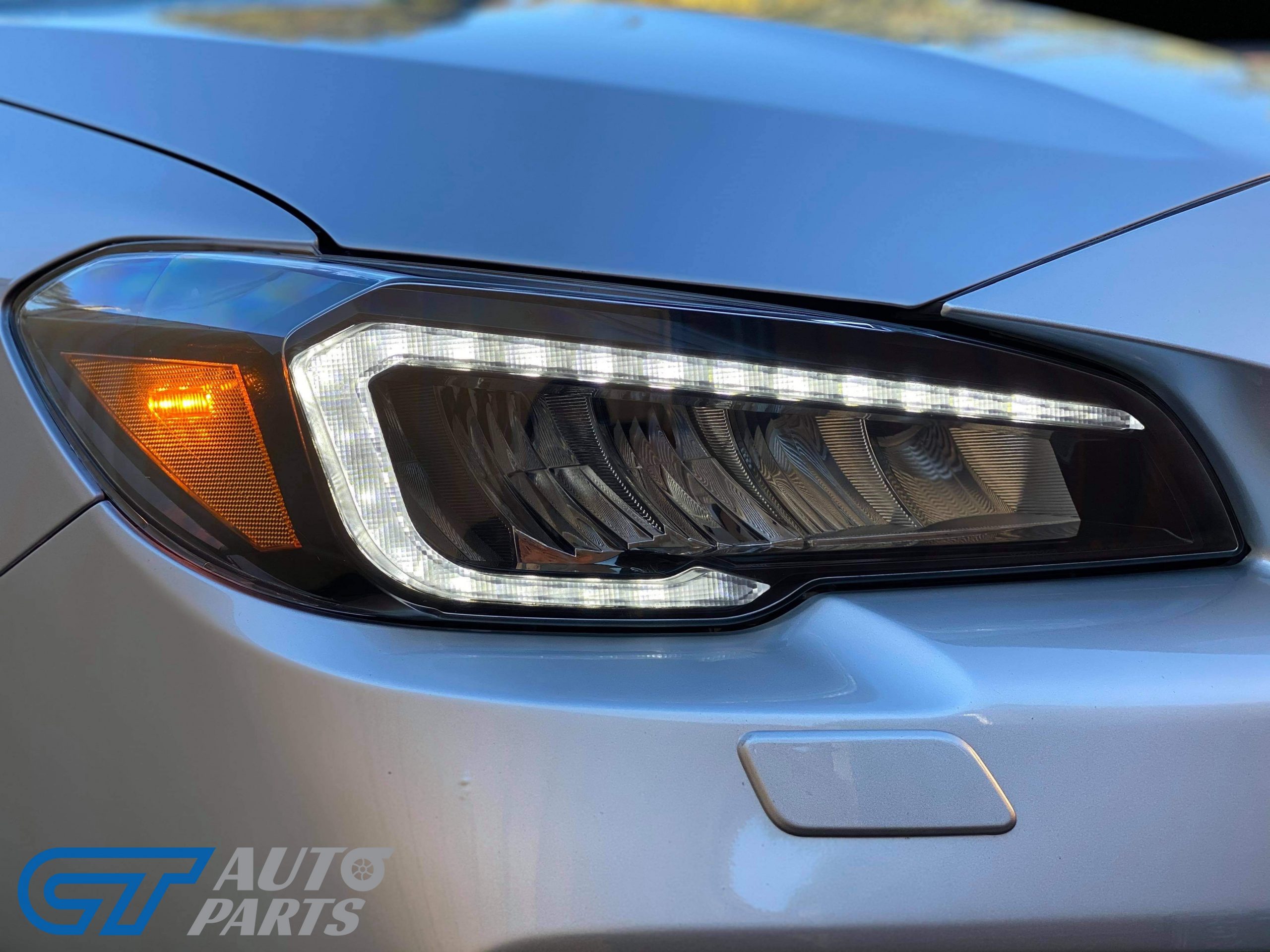 VLAND QX1 LED Dynamic Signal DRL Headlights for 14-17 Subaru WRX STI Levorg