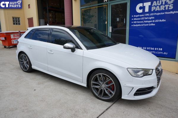 In-Channel Window Visor Weather Shield for AUDI A3 8V 2014-2018 SportBack-0
