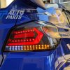 V5 Black White Bar Full LED Tail lights Dynamic Indicator for 2015-2020 Subaru WRX/ WRX STI VA-14474