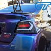 V5 Black White Bar Full LED Tail lights Dynamic Indicator for 2015-2020 Subaru WRX/ WRX STI VA-14486