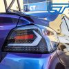 V5 Black White Bar Full LED Tail lights Dynamic Indicator for 2015-2020 Subaru WRX/ WRX STI VA-14488