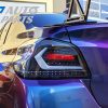 V5 Black White Bar Full LED Tail lights Dynamic Indicator for 2015-2020 Subaru WRX/ WRX STI VA-14485