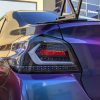 V5 Black White Bar Full LED Tail lights Dynamic Indicator for 2015-2020 Subaru WRX/ WRX STI VA-14492