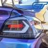 V5 Black White Bar Full LED Tail lights Dynamic Indicator for 2015-2020 Subaru WRX/ WRX STI VA-14480