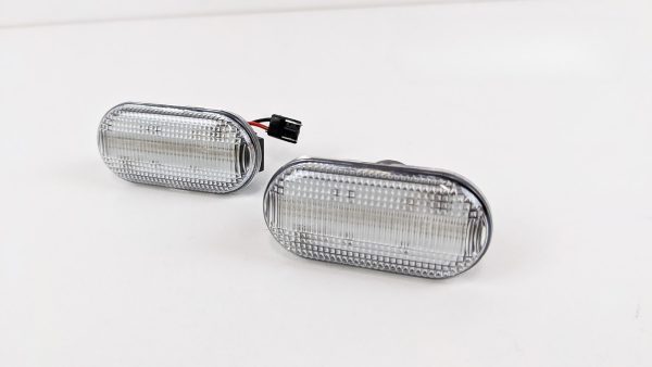 Clear LED side indicators side marker fender lights for 03-09 Nissan 350Z Z33 Fairlady