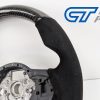 Carbon Fibre Alcantara Steering Wheel Red Stitching for VW GOLF 7 R GTI -15048