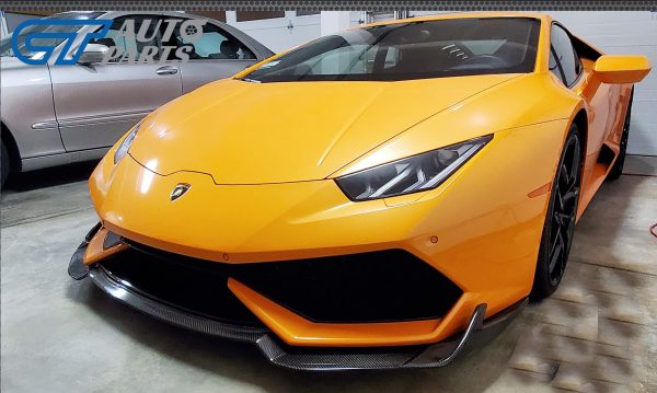 RZ Style Carbon Fiber CF Front Bumper Lip Splitter for Lamborghini Huracan LP610-4
