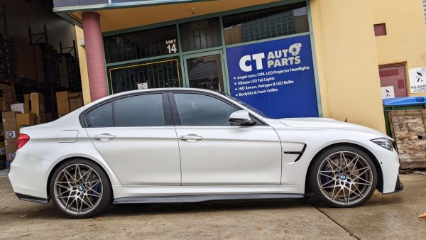 PSM Style Carbon CF Side Skirt for 2014-2018 BMW M3 F80 LCI Competition