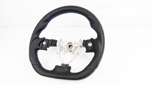 Full Leather Blue Stitching Steering Wheel for 2008-2013 Subaru Impreza WRX STI RX G3