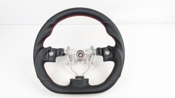 Full Leather RED Stitching Steering Wheel for 2008-2013 Subaru Impreza WRX STI RX G3