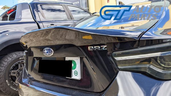 LEGSPORT Style D4S Crystal Black Silica Rear Spoiler Wing for 12-21 Toyota 86 Subaru BRZ ZN6