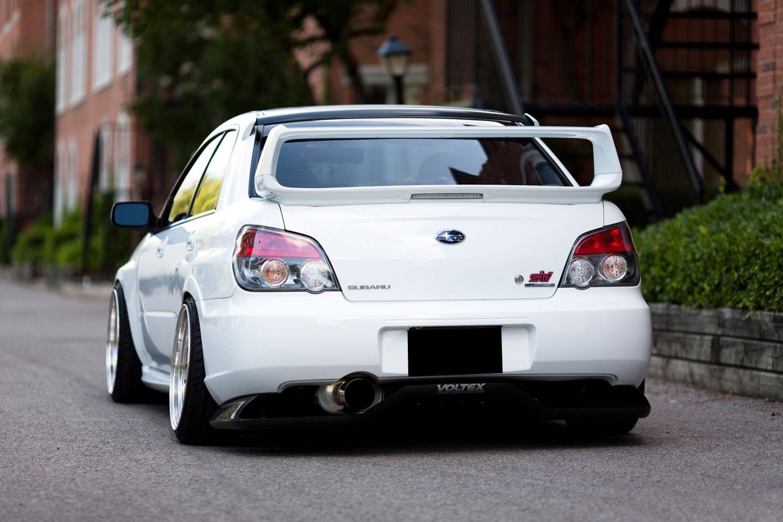 STI Style Rear Spoiler Wing for 20022007 SUBARU IMPREZA WRX STI RS 51E