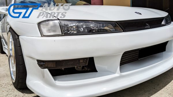 Smoke Front Bumper indicator signal lights for 96-98 Nissan S14 200SX Silvia S2