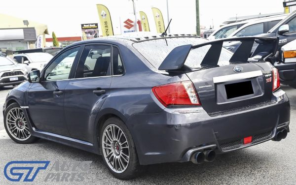 STI Style 61K Dark Grey ABS Spoiler Wing For 2008-2013 Subaru Impreza WRX STI G3