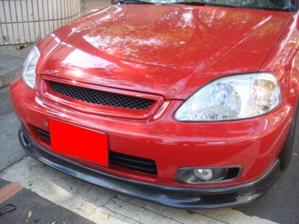Spoon Style Front Bumper Lip for 96-98 Honda Civic EK 3D Hatch sedan