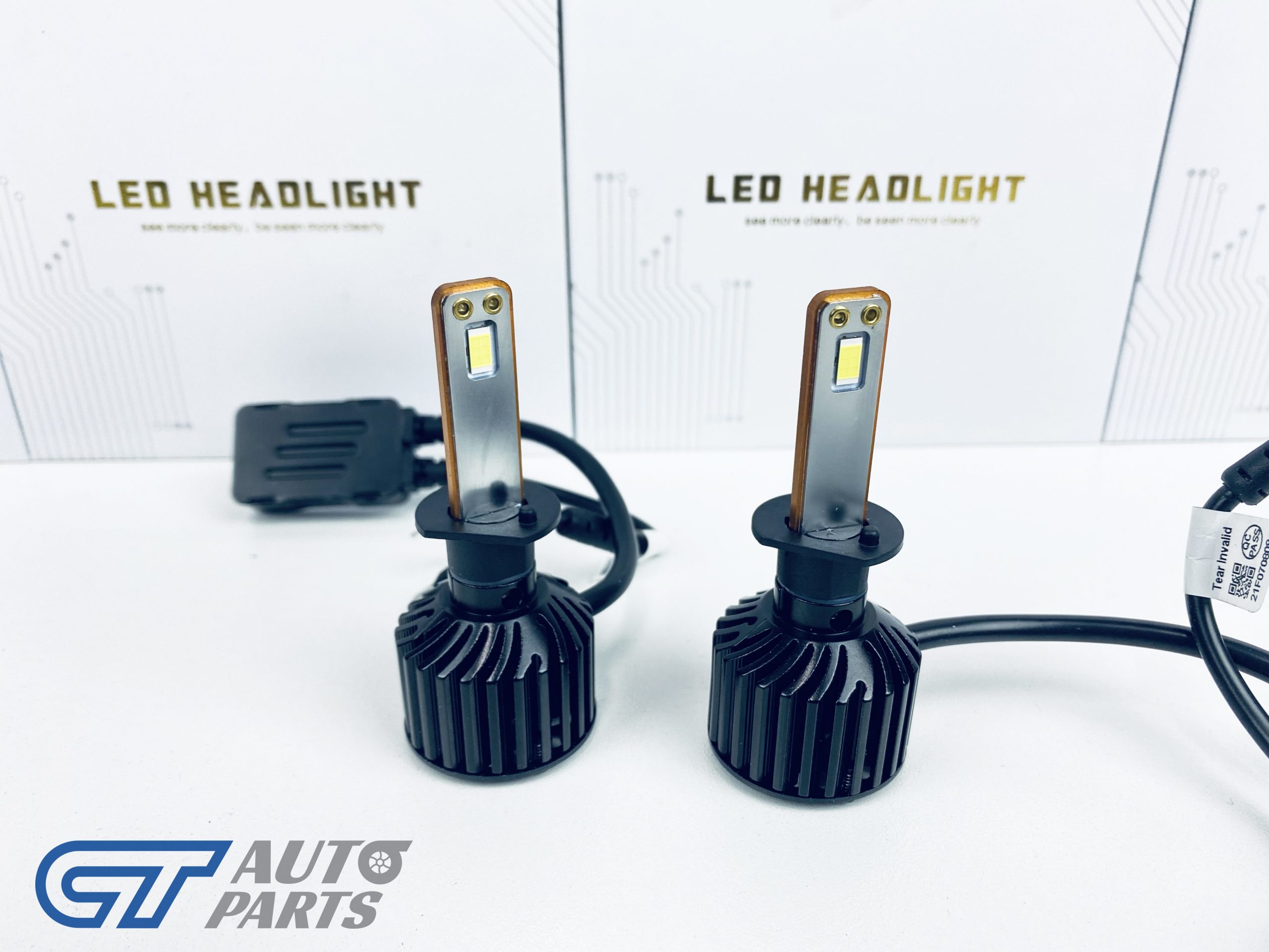 PLUS+ H1 LED Bulb Conversion kit 7600LM 6500k CT AutoParts
