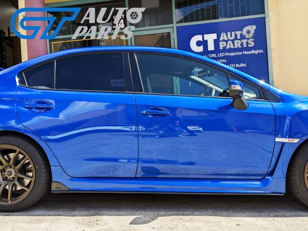 MY18 STI Style Carbon side skirt extension kit for 2015-2021 Subaru WRX STI VA
