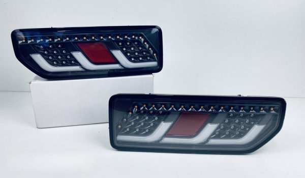 3D Black Full LED Sequential Indicator Tail Lights for 18-24 Suzuki Jimny taillights