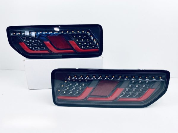 3D Black Red Full LED Indicator Tail Lights for 18-24 Suzuki Jimny taillights