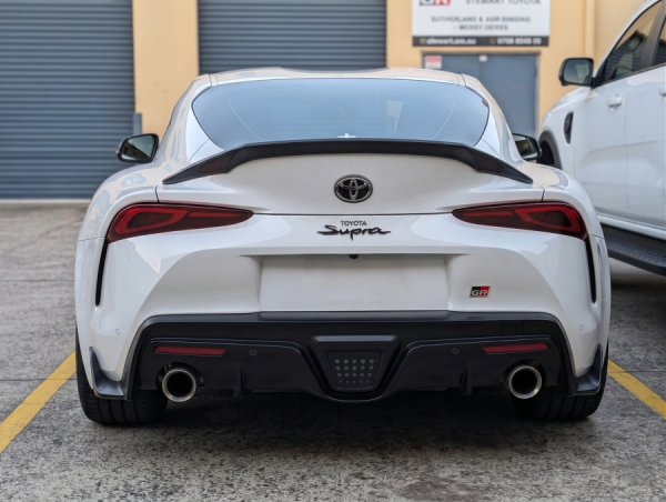 ABS Rear Ducktail Spoiler for 19-25 Toyota Supra GR A90/A91 MK5 Unpainted Custom Fit