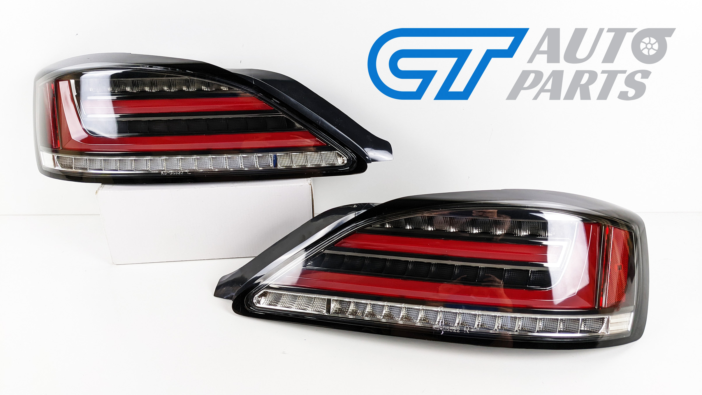 Playful type Quagmire 78 Works Black Fiber LED Taillights for 99-02 Nissan Silvia 200SX S15 Spec  R tail lights - CT AutoParts
