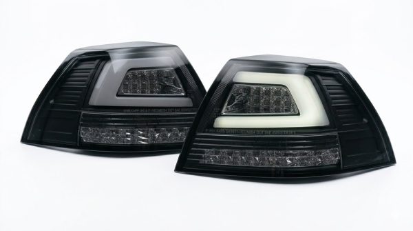 Black 3D LED Tail Lights with Sequential Indicators for 06-13 Holden Commodore VE Series 1 & 2