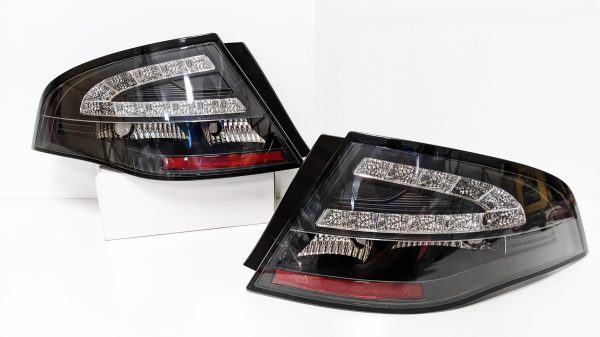 Black LED Tail Lights 07-14 Ford Falcon FPV FG Sedan G6E Turbo XT XR6 XR8 taillights