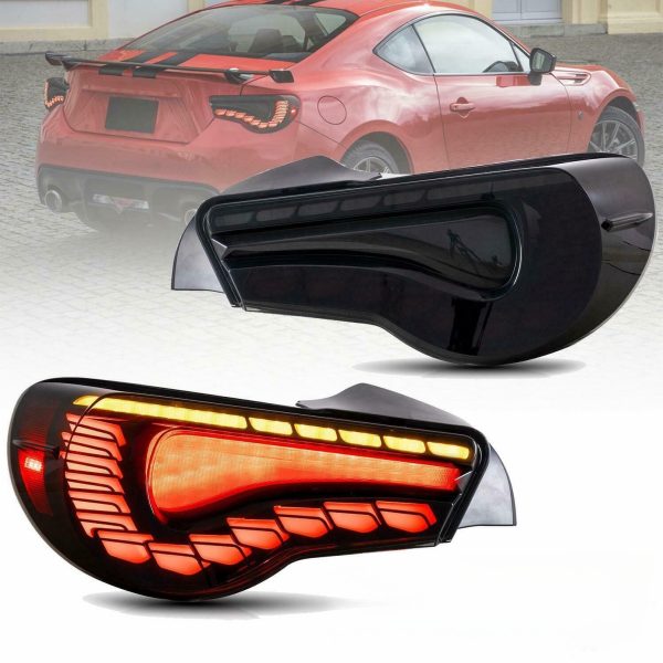 Vland V2 Smoke LED Tail light for 12-21 Toyota 86 GT GTS Subaru BRZ taillights
