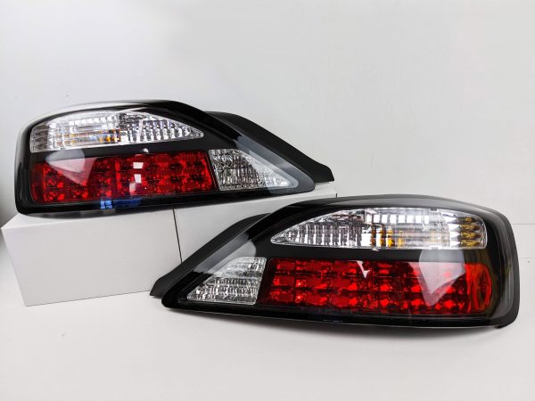 JDM Black LED Tail lights for 99-02 Nissan Silvia 200SX S15 Spec R YASHIO taillights