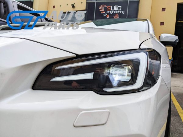 APEX LED DRL Dynamic Blinker Headlights for 14-17 Subaru WRX STI V1 Levorg