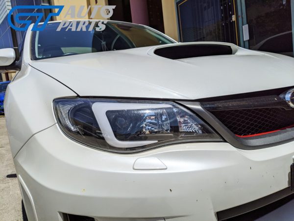 V2 LED 3D DRL Projector Sequential Headlights for 08-13 Subaru Impreza WRX G3 HID Type