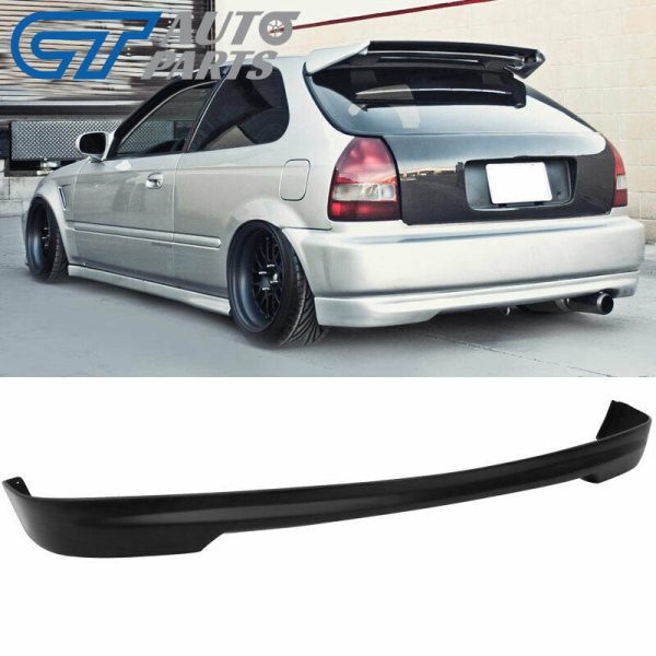 Type R Style Rear Lips for 1996-2000 Honda Civic EK 3D Hatch