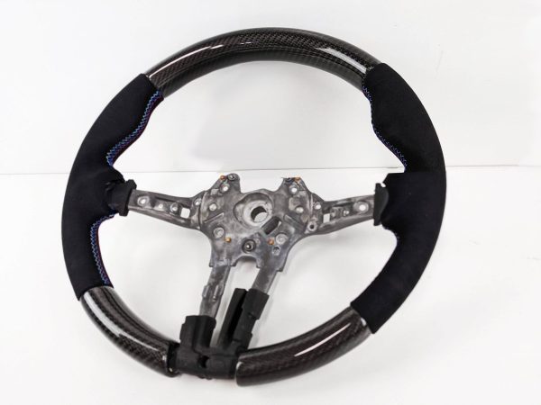 M Performance Style Carbon Alcantara Steering Wheel for 12-19 BMW M3 M4 F80 F82 Competition