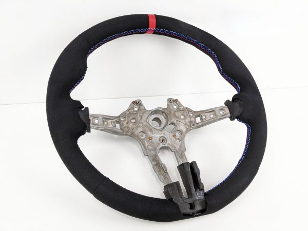M3 CS Style Full Alcantara Steering Wheel for 12-19 BMW M3 M4 F80 F82 Competition