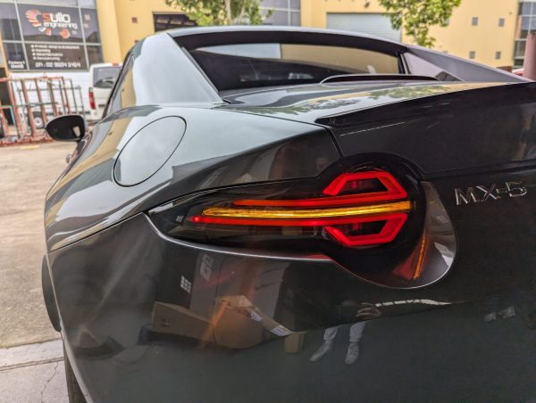 Smoke Full LED Sequential Indicators Tail Lights for 2015-2022 Mazda MX-5 ND taillights