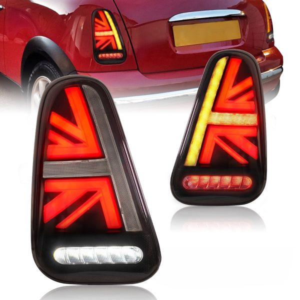 Smoked LED Tail Lights For 2001-2006 BMW Mini R50 R52 R53 Mini Cooper Hatch