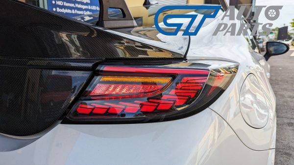 V3 Black Red LED Dynamic Tail lights for 2022+ Toyota 86 GR86 Subaru BRZ taillights