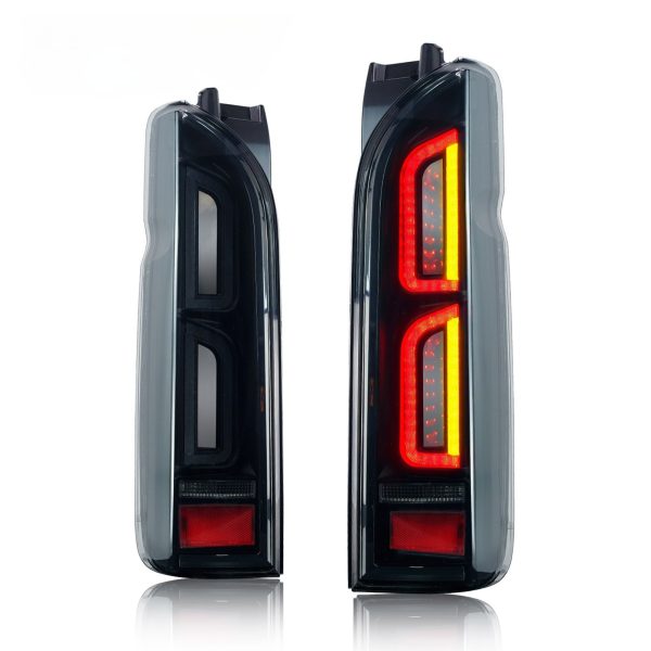Smoke V2 3D Full LED Tail Lights for 04-20 Toyota Hiace Van taillights