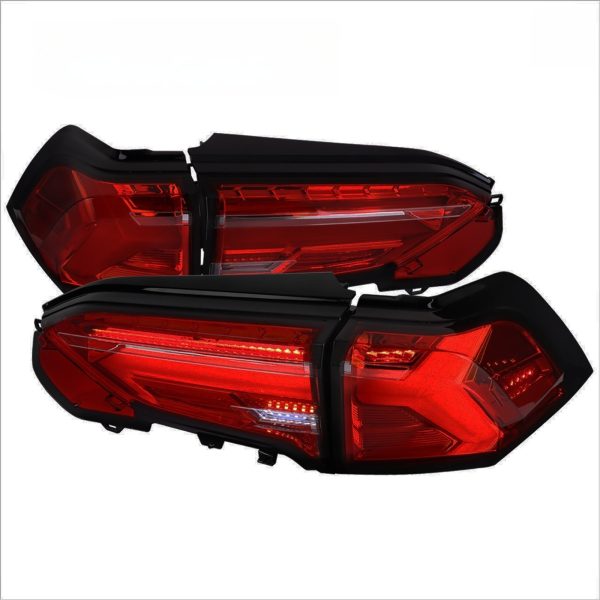 Spec D Smoke Red 3D LED Tail lights Dynamic Signal for 2019-2023 TOYOTA RAV4 RAV 4 taillights
