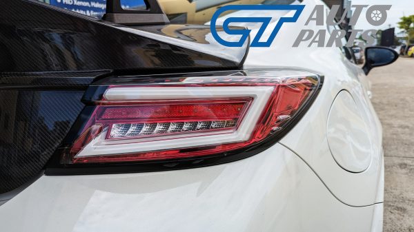 INTEC Clear Red LED Dynamic Tail lights for 2022+ Toyota 86 GR86 Subaru BRZ taillights