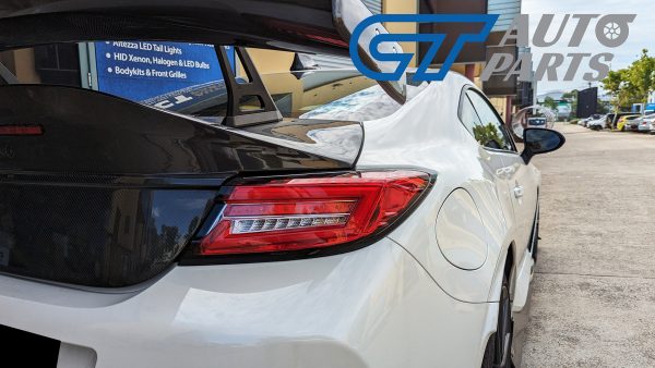 INTEC Red LED Dynamic Tail lights for 2022+ Toyota 86 GR86 Subaru BRZ taillights