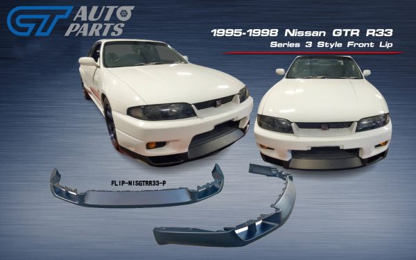 Series 3 Style Front bumper lip splitter for 95-98 Nissan Skyline R33 GTR